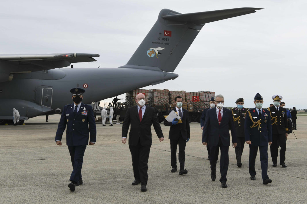 Turkey lands airbus loaded with COVID-19 medical supplies at JBA