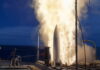 SM-6 missile launch