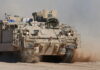 A medical variant of the BAE Armored Multi-Purpose Vehicle.