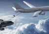 As the first tangible result of the Advanced Battle Management System (ABMS), the Air Force intends to field between at least four new comms pods for the KC-46 by 2023 so the tanker can serve as a kind of flying cell tower between the incompatible radio systems of the F-22 and F-35 fighters.