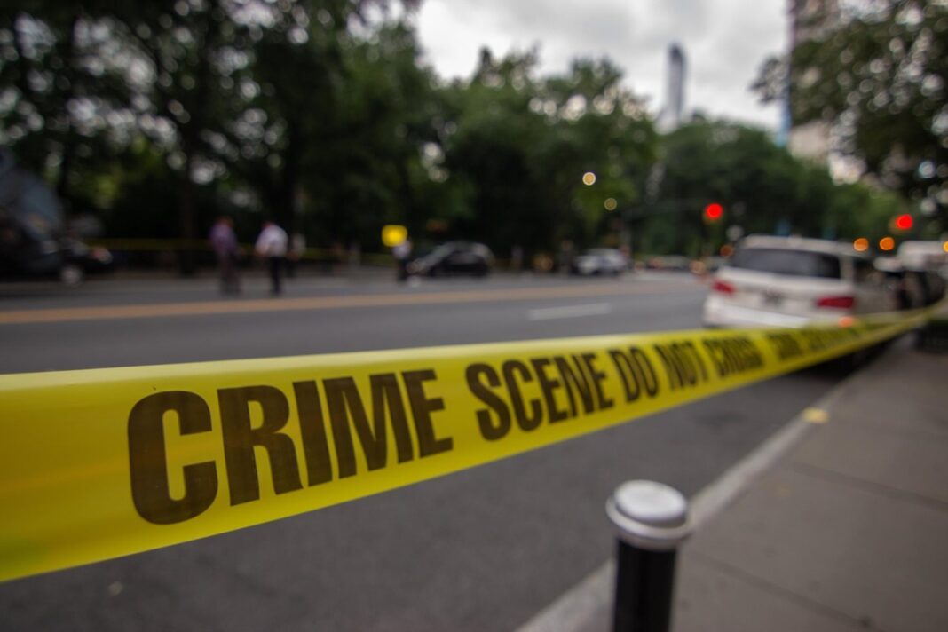 New York, USA, 10 Aug 2018. The scene of a deadly accident involving a garbage truck and a bicycle on Central Park West in Manhattan. A 23 year old woman was struck and killed while riding in the bike lane. The mayor later came to survey the accident whi