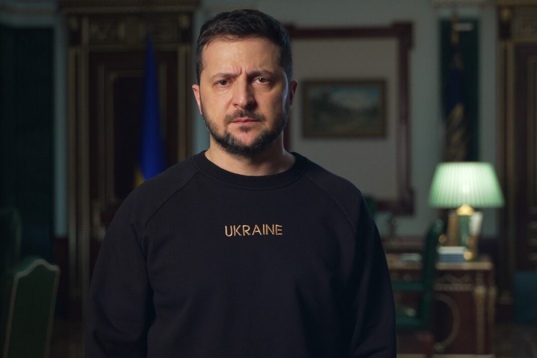 Ukraine: The President of Ukraine Volodymyr Zelenskyy