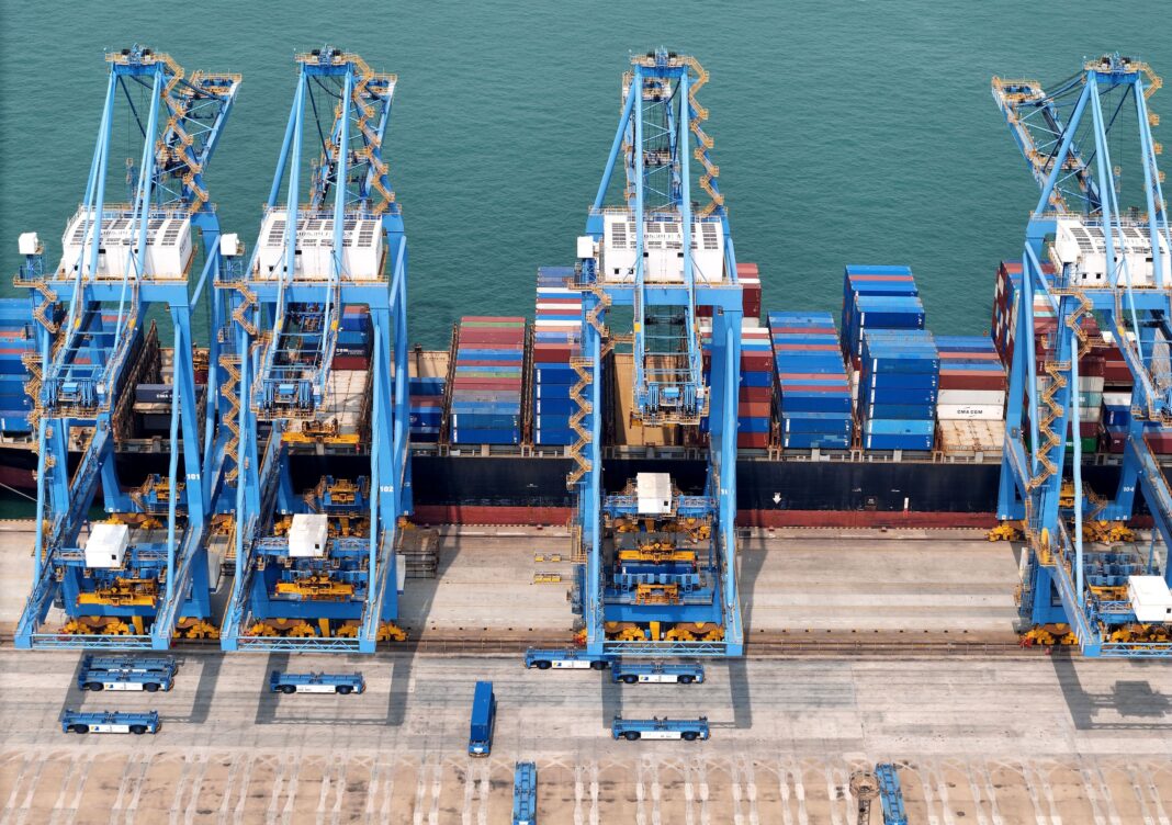Qingdao Port Terminal Trade, China - 26 Aug 2023