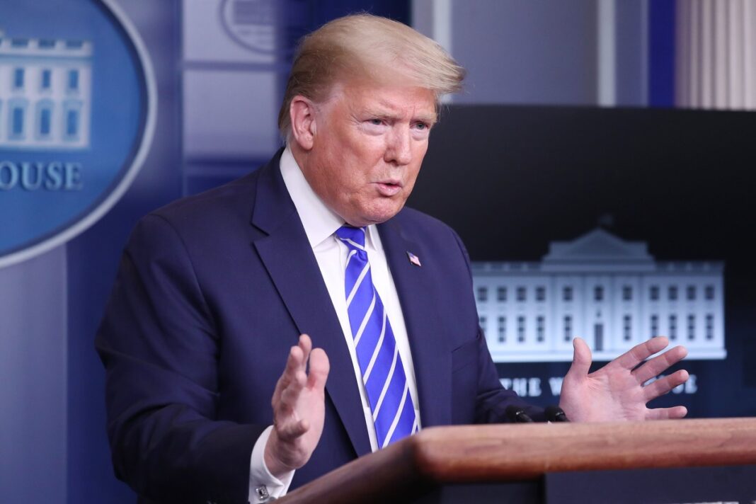 Trump Daily Coronavirus Press Briefing, Washington, District of Columbia, USA - 23 Apr 2020
