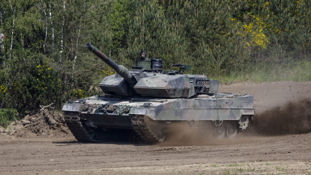 Merkel Visits VJTF Bundeswehr Armoured Brigade