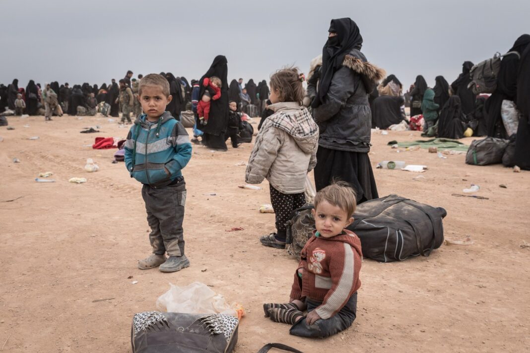 Evacuation of Baghouz in Syria