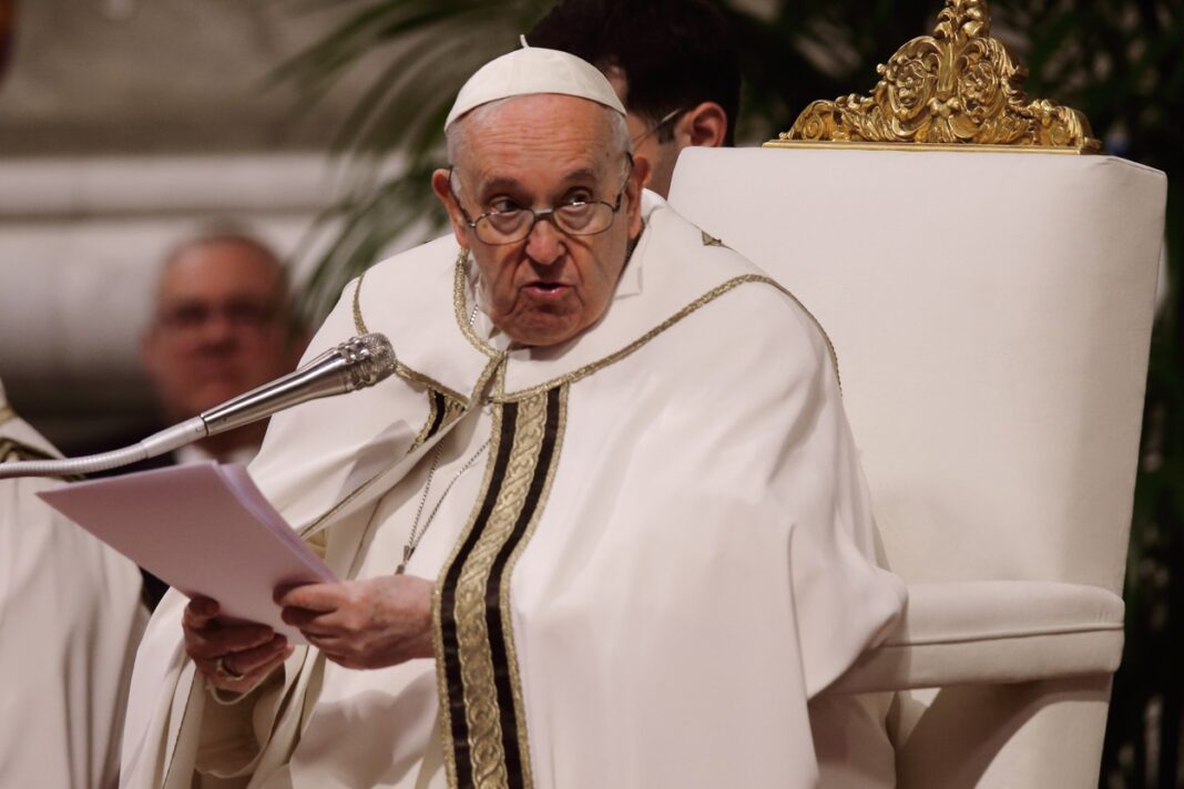 Pope Francis Celebrates Chrism Mass In St. Peter's Basiica