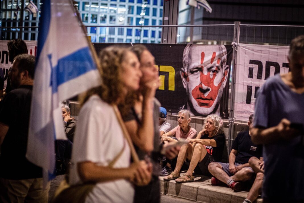Anti Government Protest in Tel Aviv, Israel - 18 May 2024