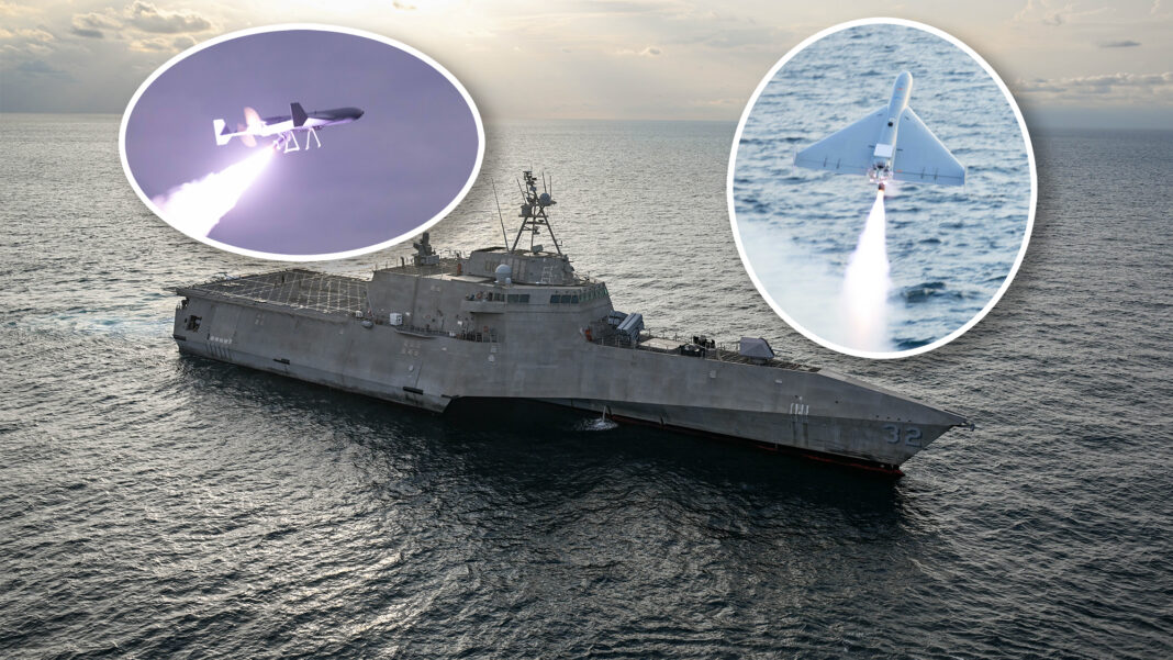 U.S. Navy in Middle East Employs Attack Drone at Sea for First Time