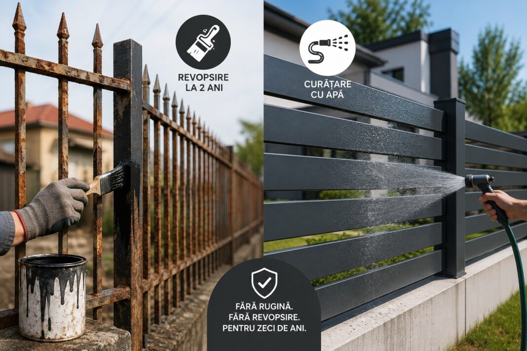 gardul potrivit gard din aluminiu